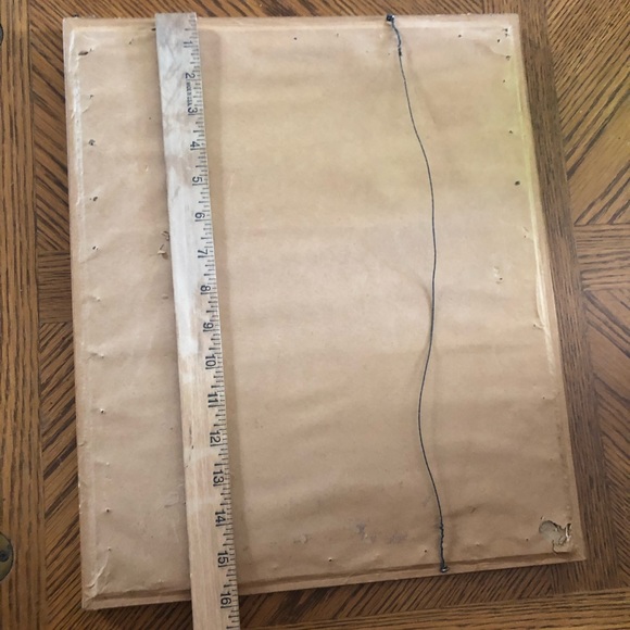 Large Vintage Framed Cross Stitch Wall Hanging - Picture 3 of 7